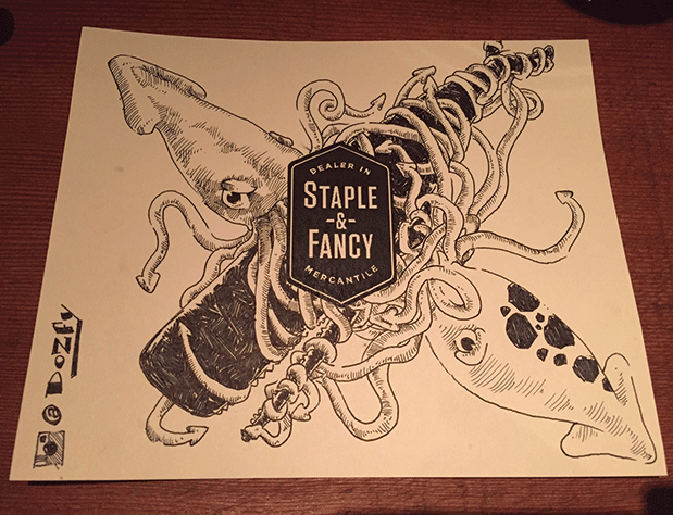 Seattle Artist Dozfy's Art à la Carte