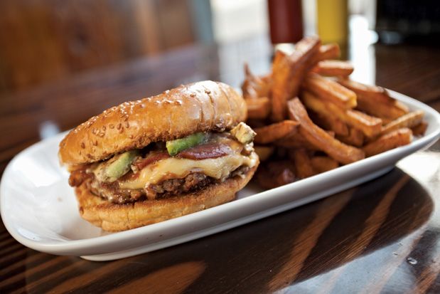 Burger Bummer at Sam's Tavern