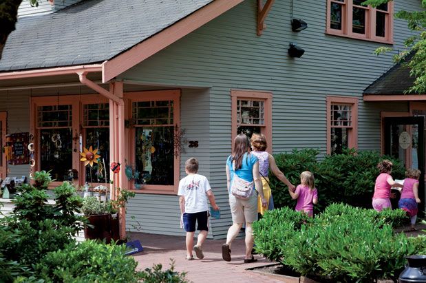 Stroll the Charming Gilman Village