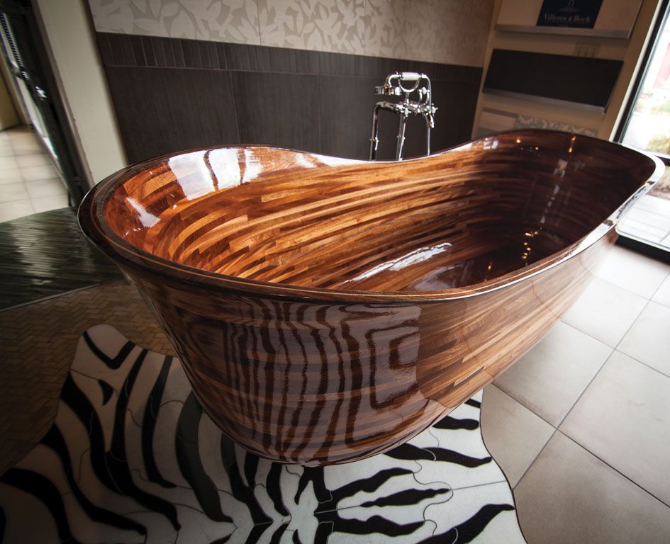Enjoy a Soak in This Seattle Made Wooden Bathtub 沉浸其中：西雅图匠心制造豪华木制浴缸将沐浴变为享受