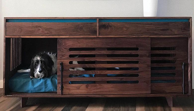 This Seattle-Made Dog Friendly Canine Credenza Is the Perfect Space-Saving Solution