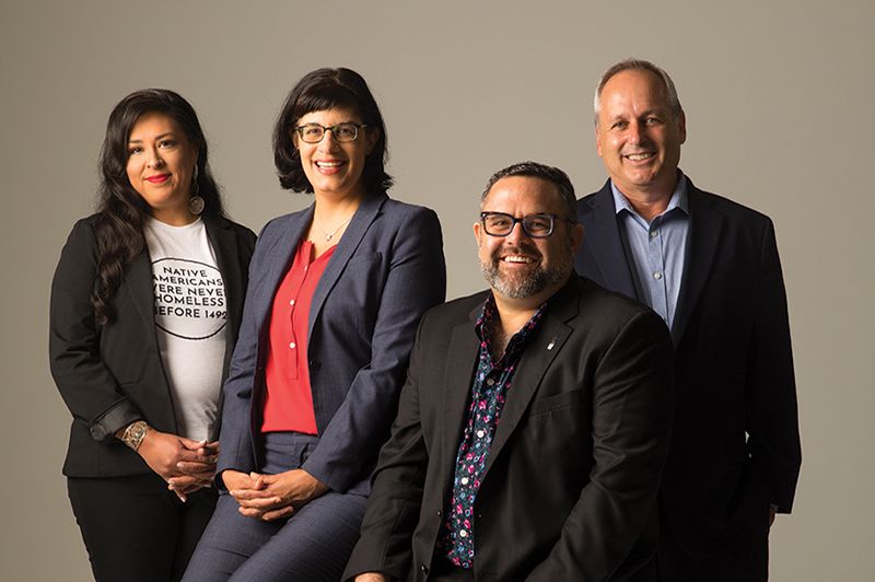 Seattle’s Most Influential People 2019: Homelessness and Housing Advocates, Colleen Echohawk, Matt Hutchins, Nicole Macri and Paul Lambros