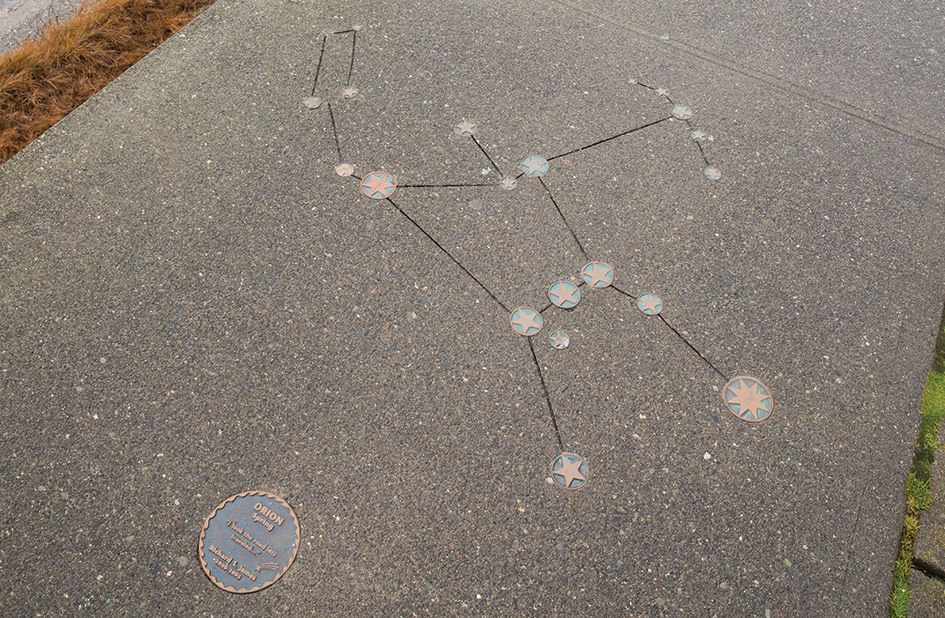 An Avenue of Stars Near Alki Beach