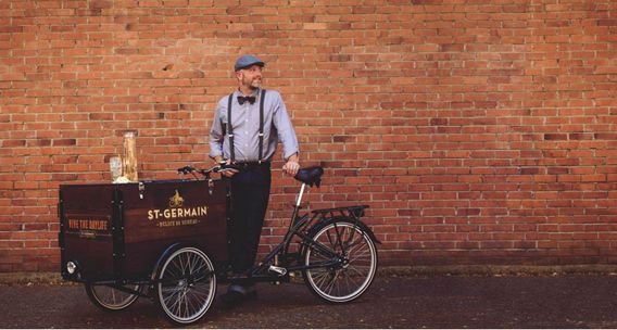A French-style Bike will Deliver St-Germain Cocktails to You