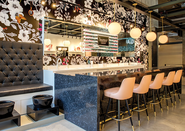 This New High-End Nail Salon Looks More Like a Fancy Cocktail Bar