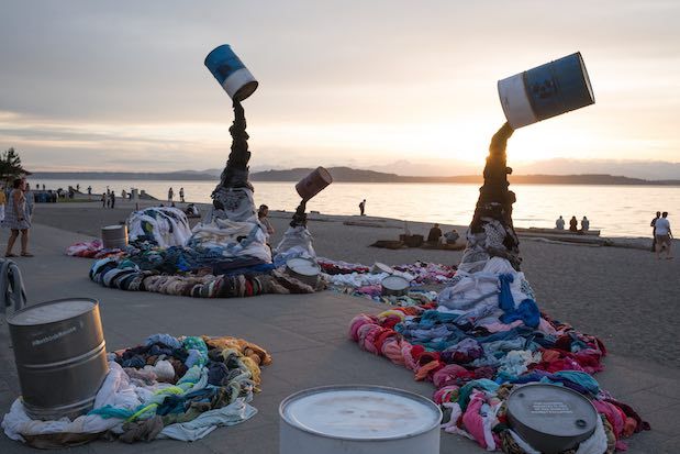 Go See This Art Installation on Alki for Earth Day