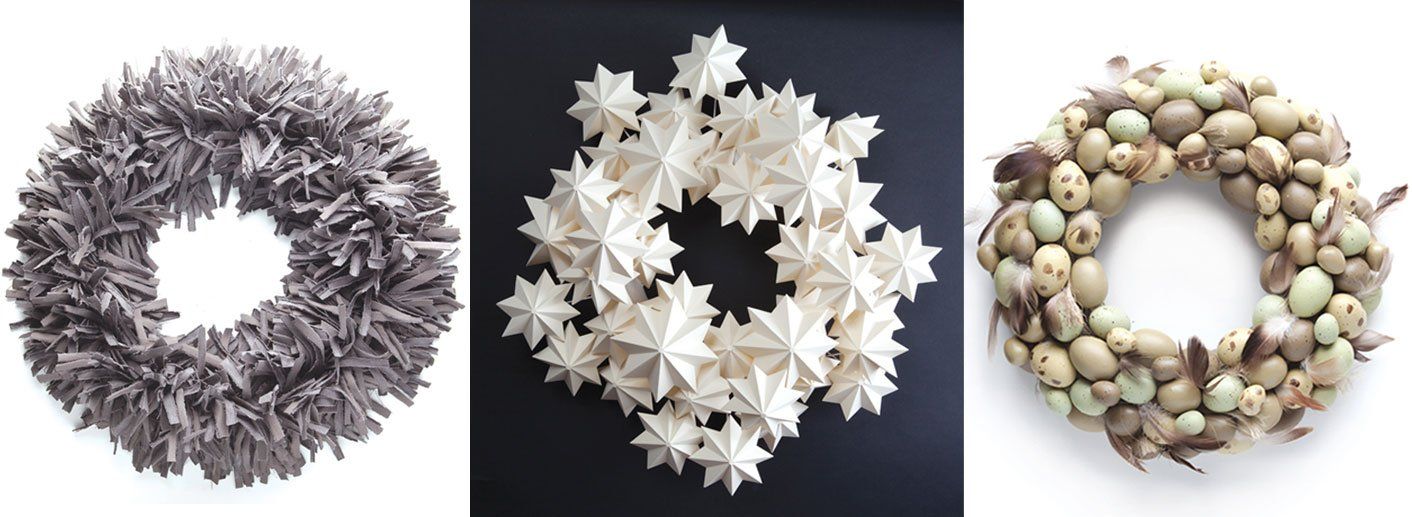 Scoop: DIY Holiday Wreaths