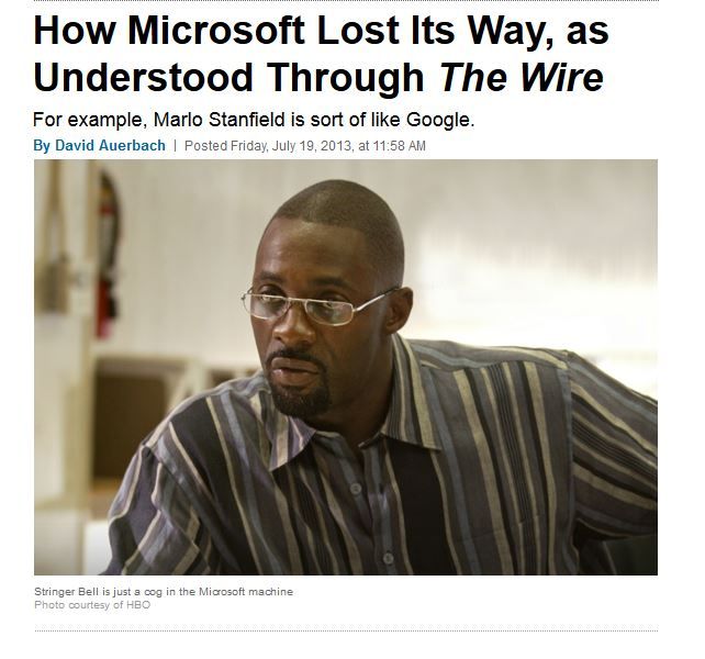 Explaining Microsoft's Decline with The Wire