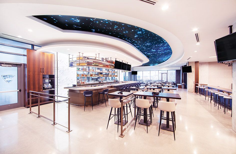 Get To Know the Virtual Sports Spot Lounge by Topgolf