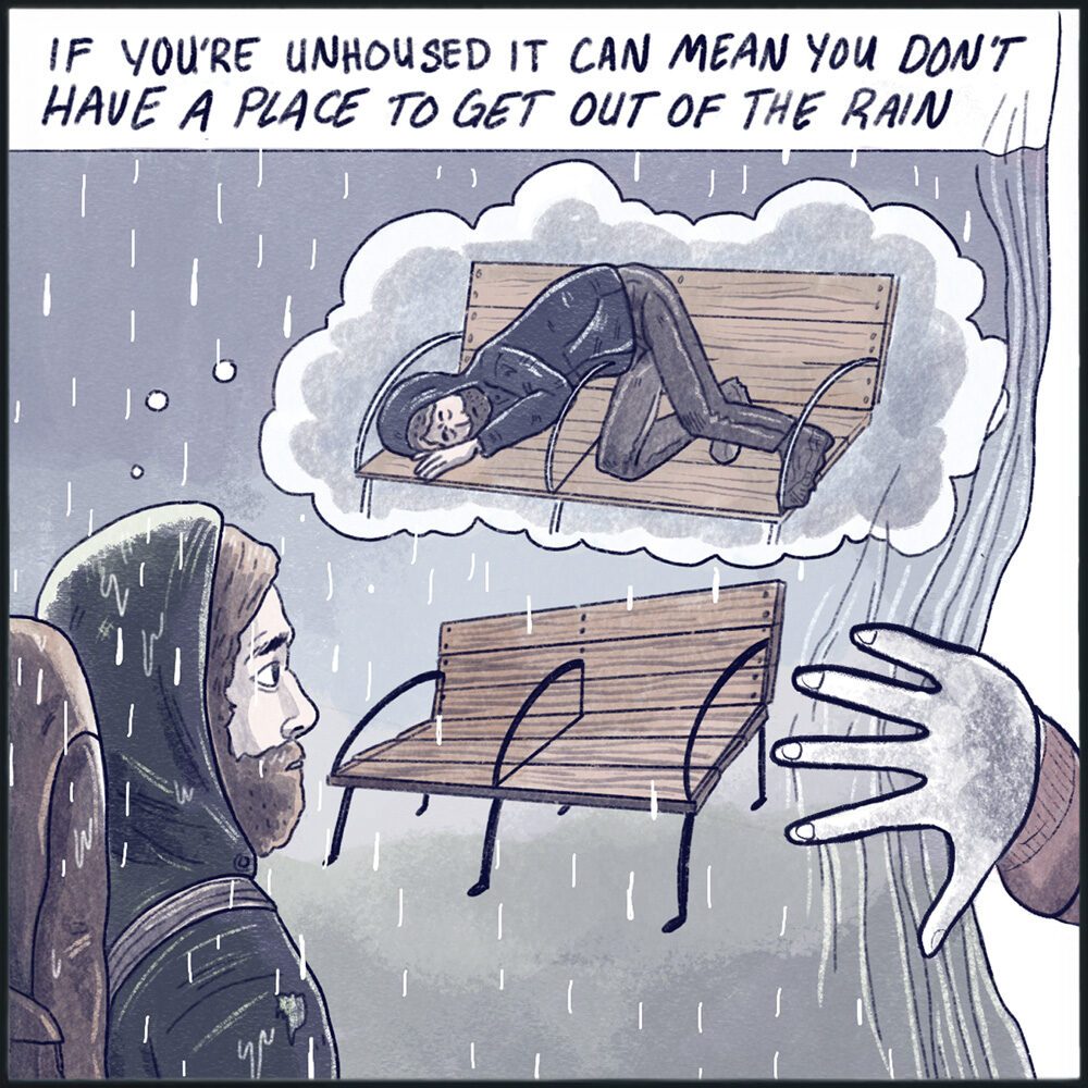 Pen & Eye # 1 - Hostile Architecture