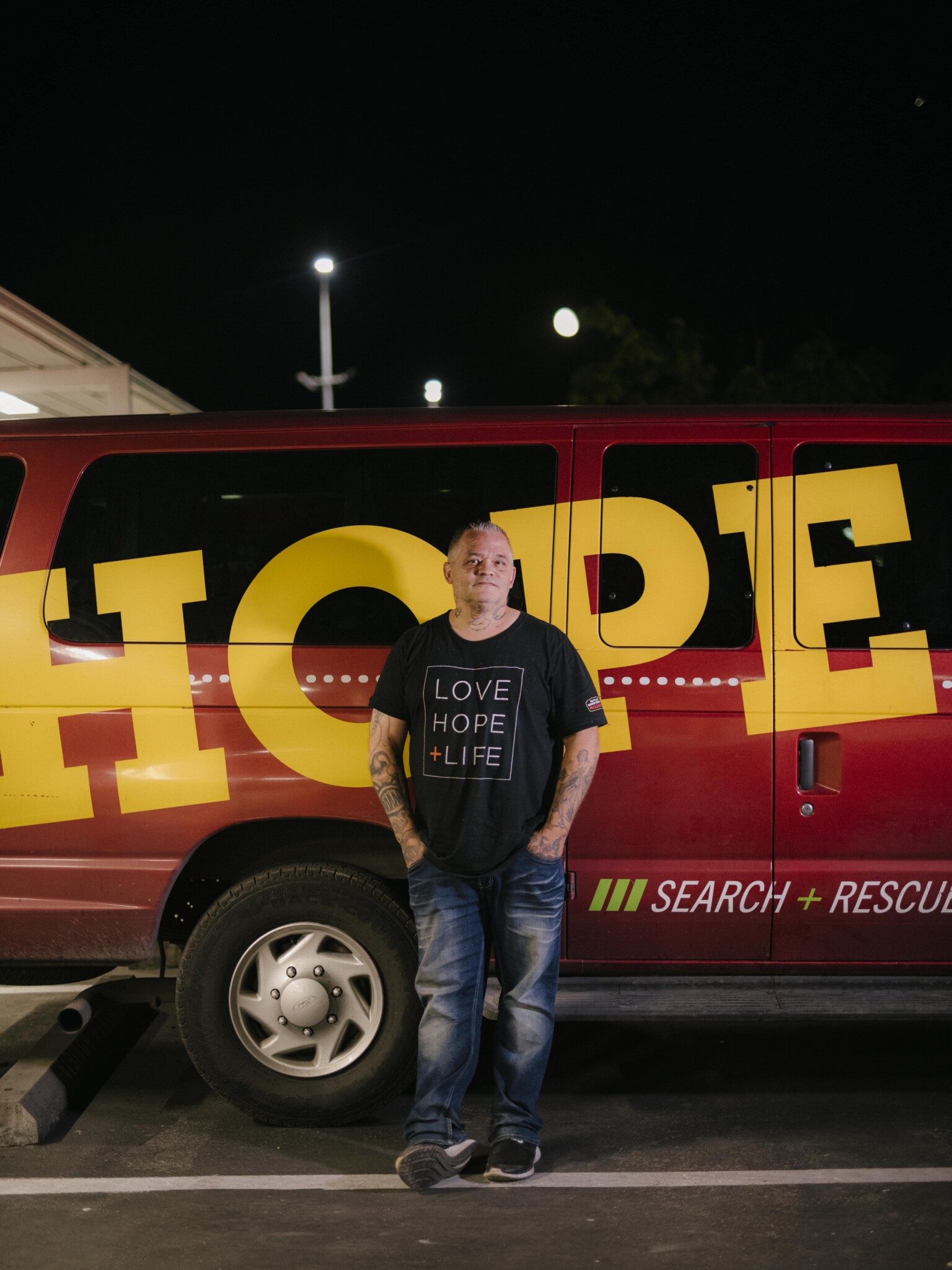 Richard is out helping homeless neighbors almost every night.