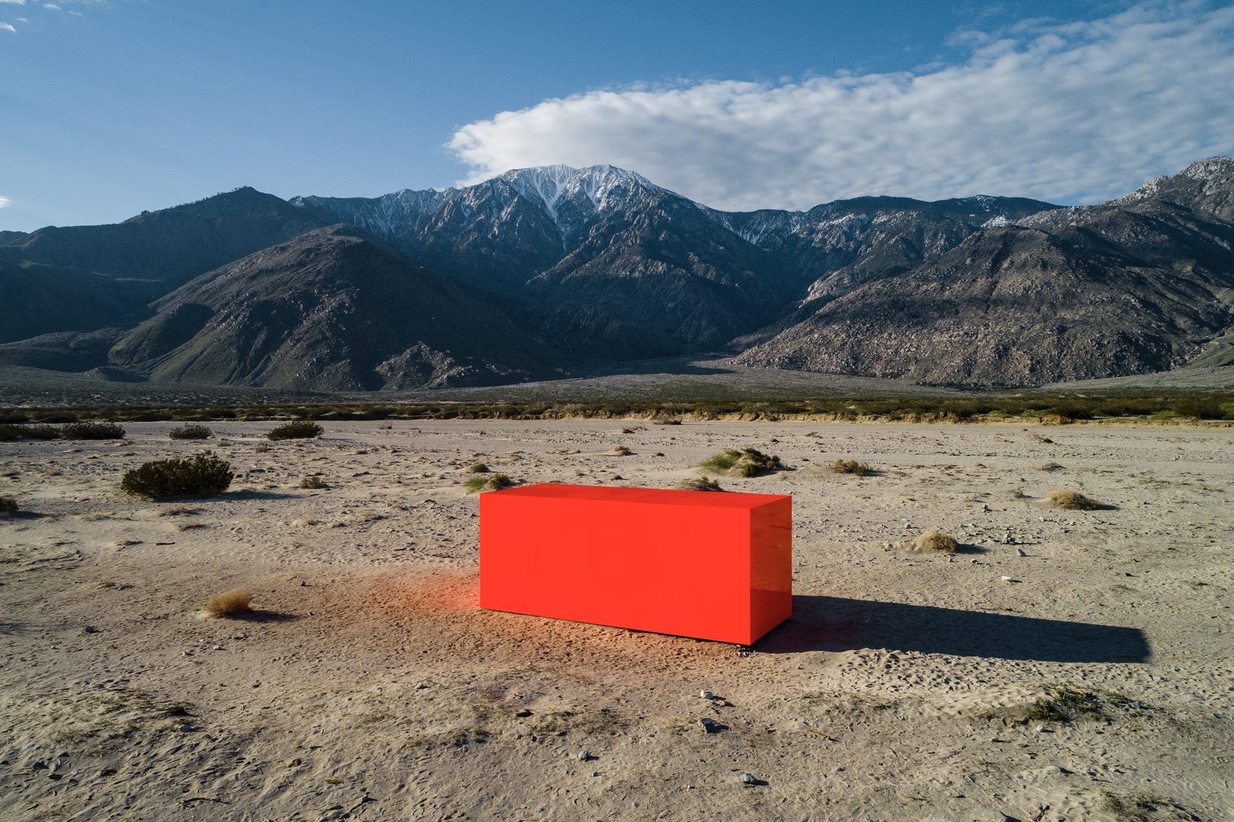 Desert X installation view, Sterling Ruby, Specter, 2019.  Photo by Lance Gerber, courtesy of Desert X