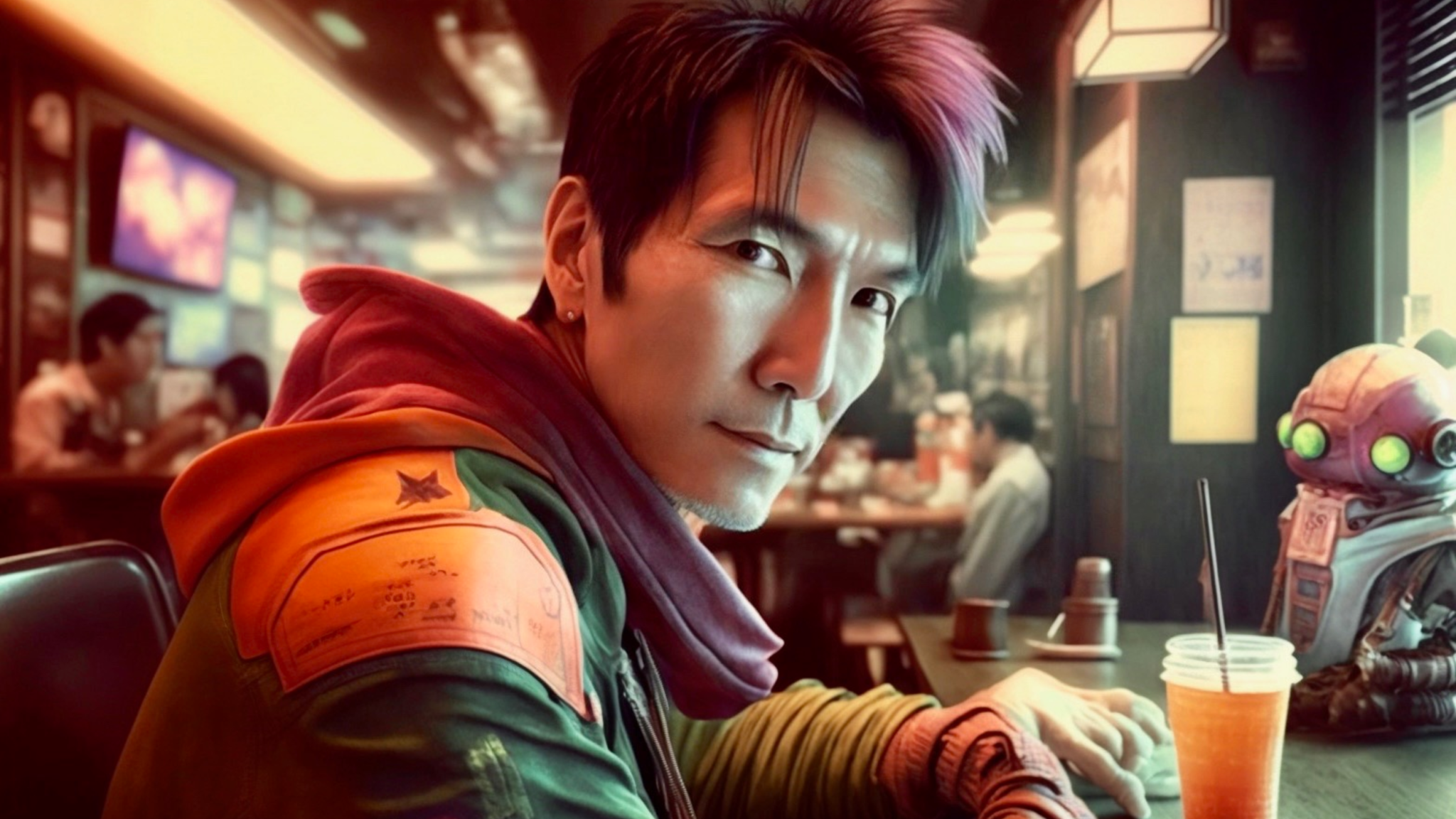 This image was generated with the assistance of AI. Both a human artist and AI gave up in frustration trying to make Jonathan Sposato look real.