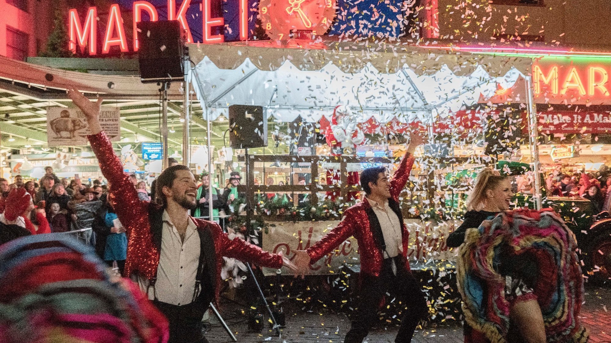 Magic in the Market at Pike Place Market.