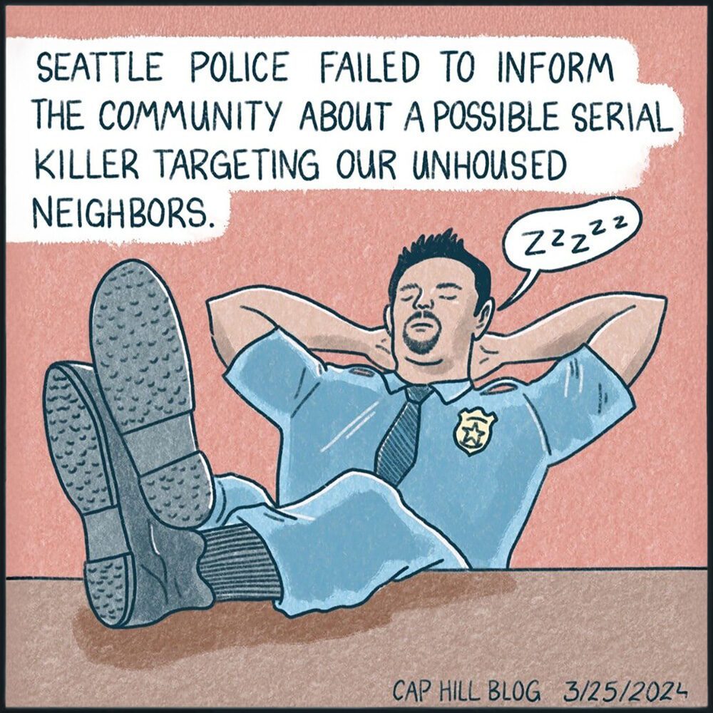 Pen & Eye # 14 - Violence against unhoused in Seattle