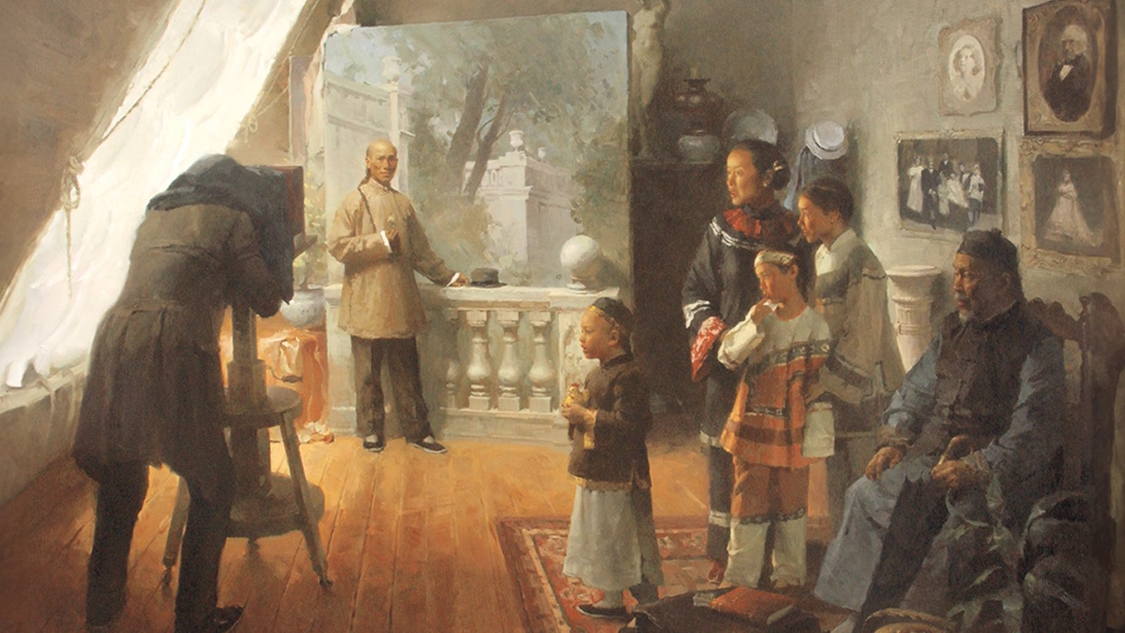 Mian Situ, The Entrepreneur-San Francisco, 2006. Oil on canvas, 44 × 54 inches. 