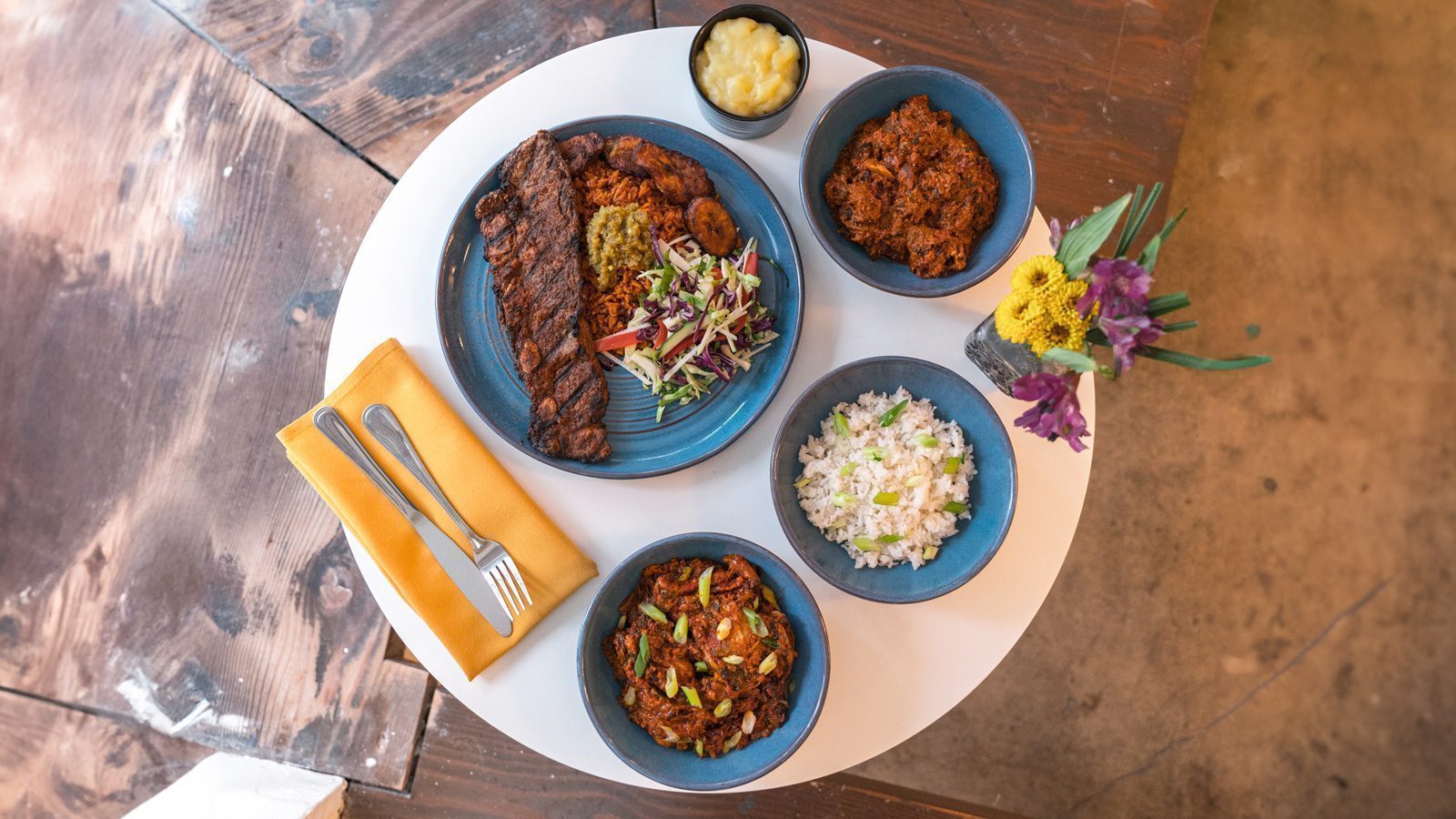 Gold Coast Ghal fuses West African cuisine with piquant spices.